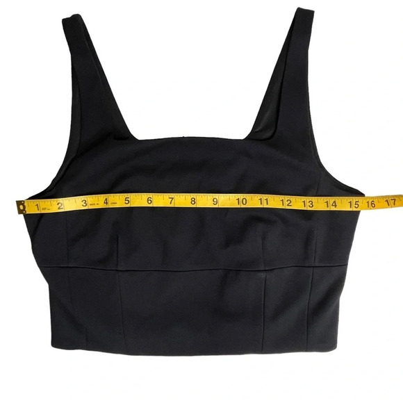 Bailey 44 NWT Black Square Neck Crop Top Tank Size X-Small - Picture 10 of 15